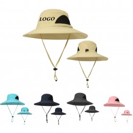 Adventurer Bucket Hat with Mesh Sides Custom Imprinted  Adventurer Bucket Hat with Mesh Sides Custom Imprinted