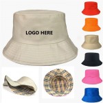 Fisherman Bucket Sun Hat with Logo