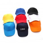 Custom Cotton Adjustable Metal Button Duck Tongue Baseball Cap with Logo