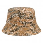 #23 Geometric Tie-dye Pattern Basin Cap Bucket Hat with Logo