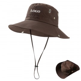 Cowboy Fisherman Dual Style Bucket Hat with Logo  Cowboy Fisherman Dual Style Bucket Hat with Logo