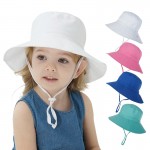 Toddler Wide Brim Sun Cap Bucket Hat with Logo