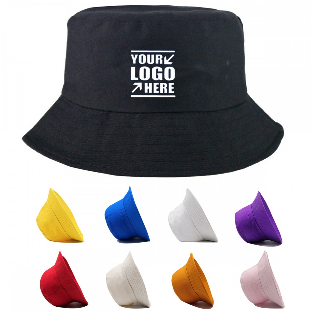 Branded Cotton Fisherman Bucket Hat