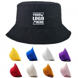 Branded Cotton Fisherman Bucket Hat