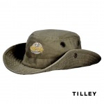 Tilley Wanderer T3W Bucket Hat - Olive 7 7/8 with Logo