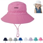 Adjustable Toddler Sun Hat with Logo