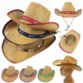 Promotional Adults Straw Cowboy Hats Promotional Adults Straw Cowboy Hats