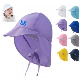 Logo Branded Toddler Bucket Hat W/ Neck Flap