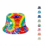 Double Sided Tie-dye Fishing Hat with Logo