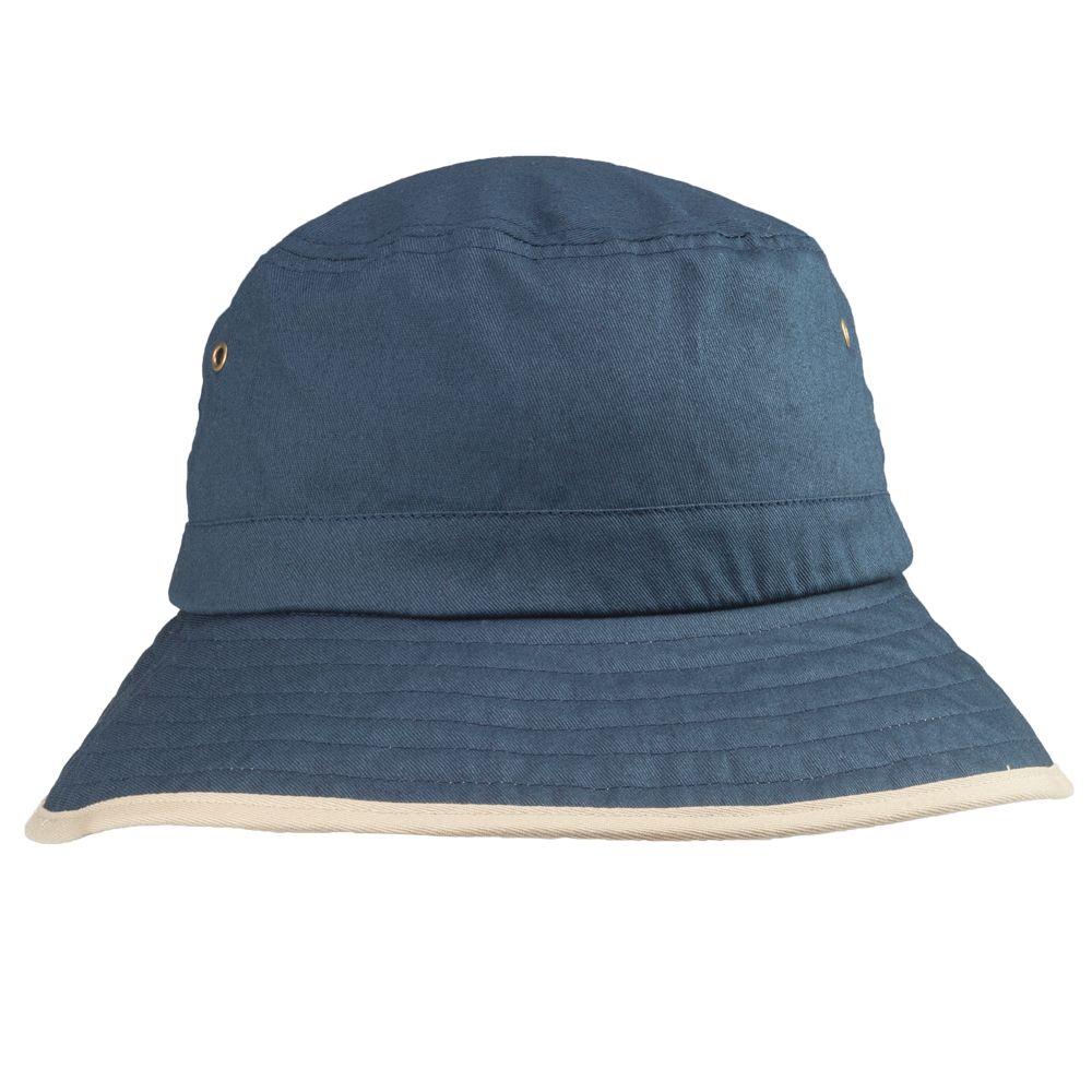 Logo Printed Foldable Cotton Bucket Hat