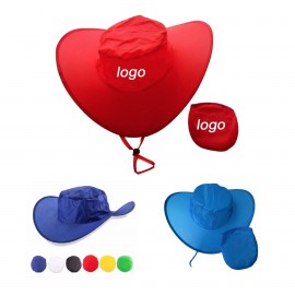 Nylon Folding Hat with Logo