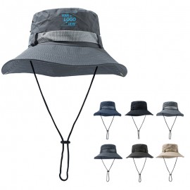 Outdoor Wide Brim Wide Brim Bucket Sun Hat Branded  Outdoor Wide Brim Wide Brim Bucket Sun Hat Branded