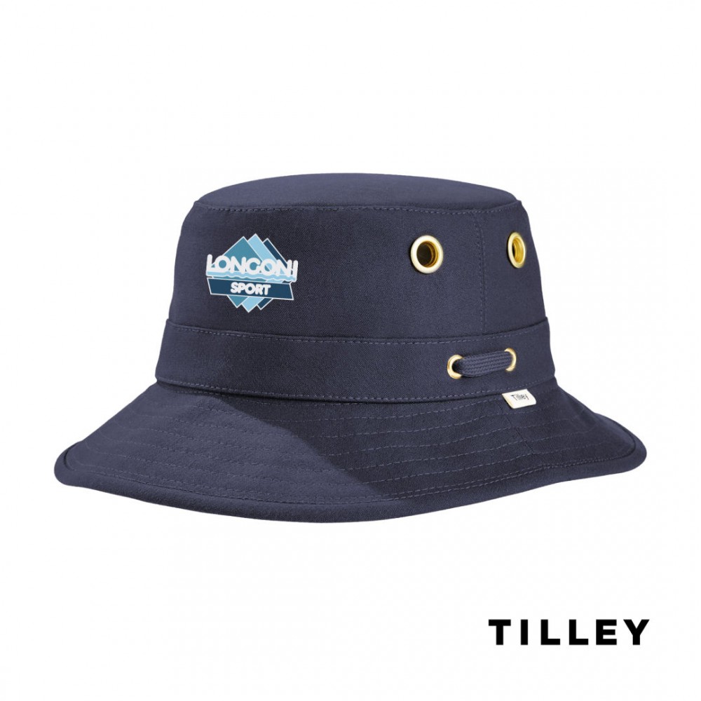 Tilley Iconic T1 Bucket Hat - Dark Navy 7 1/8 with Logo