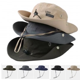 UPF 50+ Foldable Lightweight Sun Hat with Logo  UPF 50+ Foldable Lightweight Sun Hat with Logo