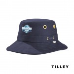 Tilley Iconic T1 Bucket Hat - Dark Navy 7 with Logo