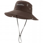 Outdoor Wide Brim UV Protection Sun Bucket Hat W/ Embroidery with Logo
