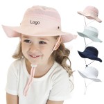 Toddler Mesh Breathable Bucket Hat Custom Imprinted