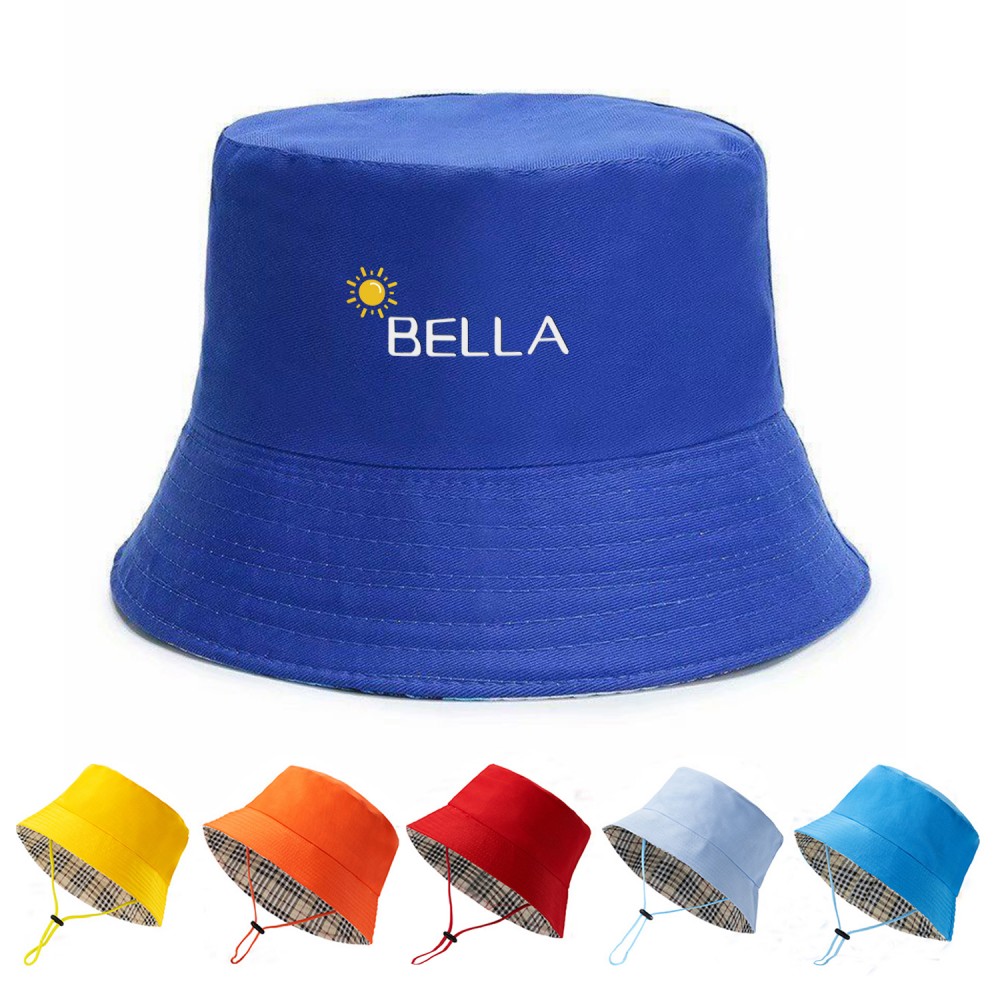 Customized Cotton children's bucket hat Customized Cotton children's bucket hat