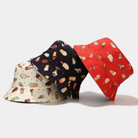 Unisex Print Double-Side-Wear Reversible Bucket Hat Logo Printed  Unisex Print Double-Side-Wear Reversible Bucket Hat Logo Printed