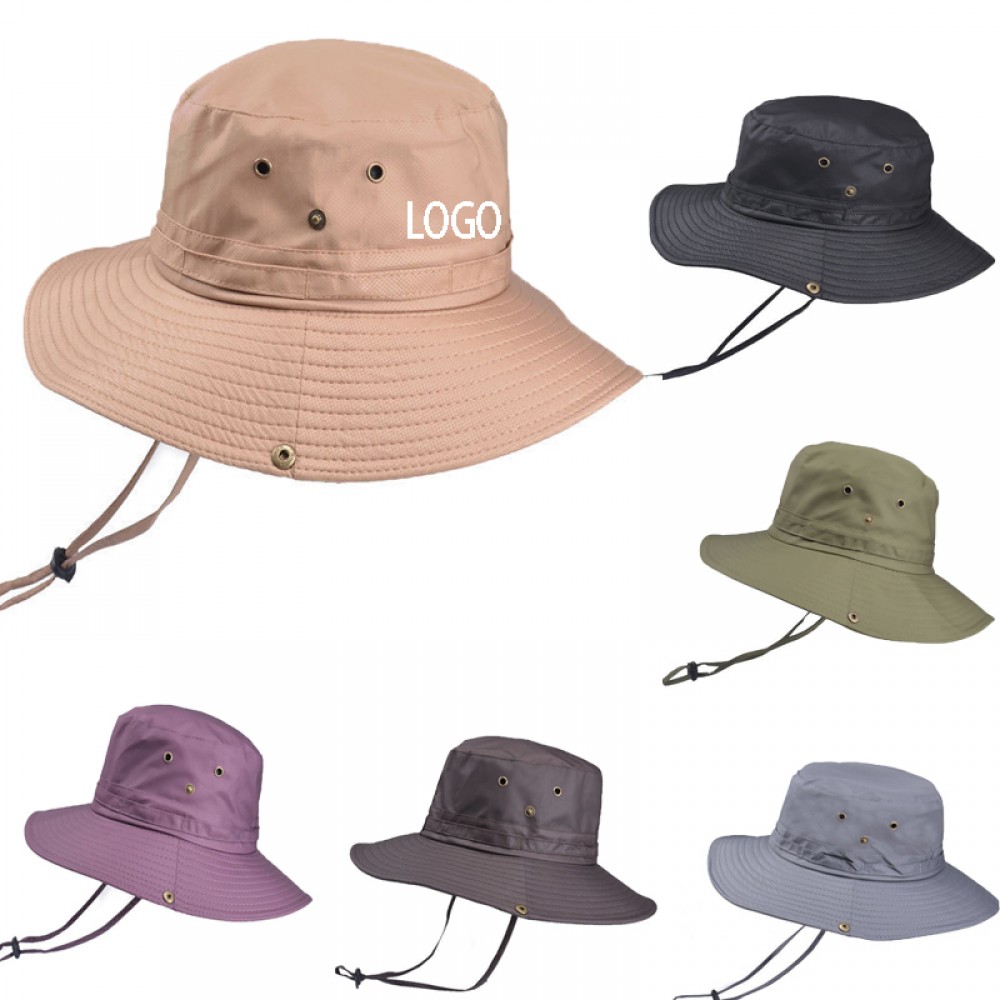 Custom Sun Protection Hat w/ Breathable Safari hat and Fisherman