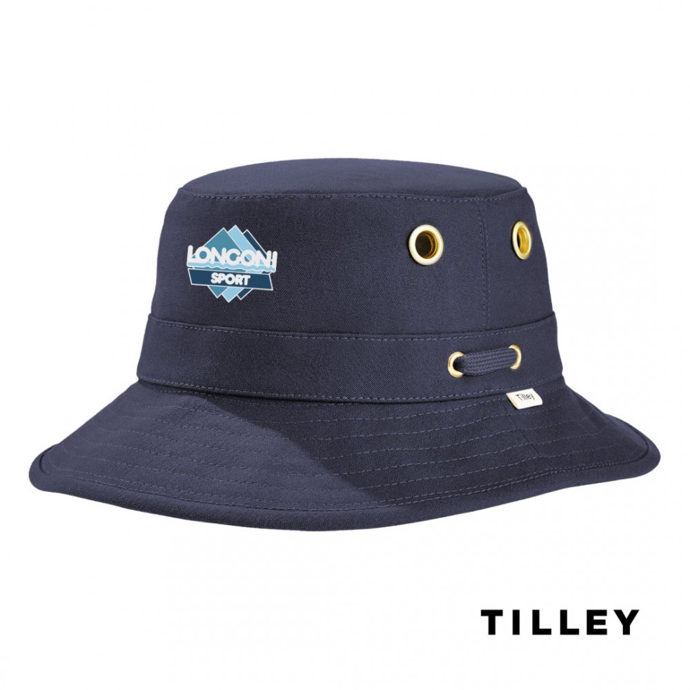 Tilley Iconic T1 Bucket Hat - Dark Navy 7 3/4 with Logo