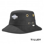 Tilley Iconic T1 Bucket Hat - Black 7 3/4 with Logo