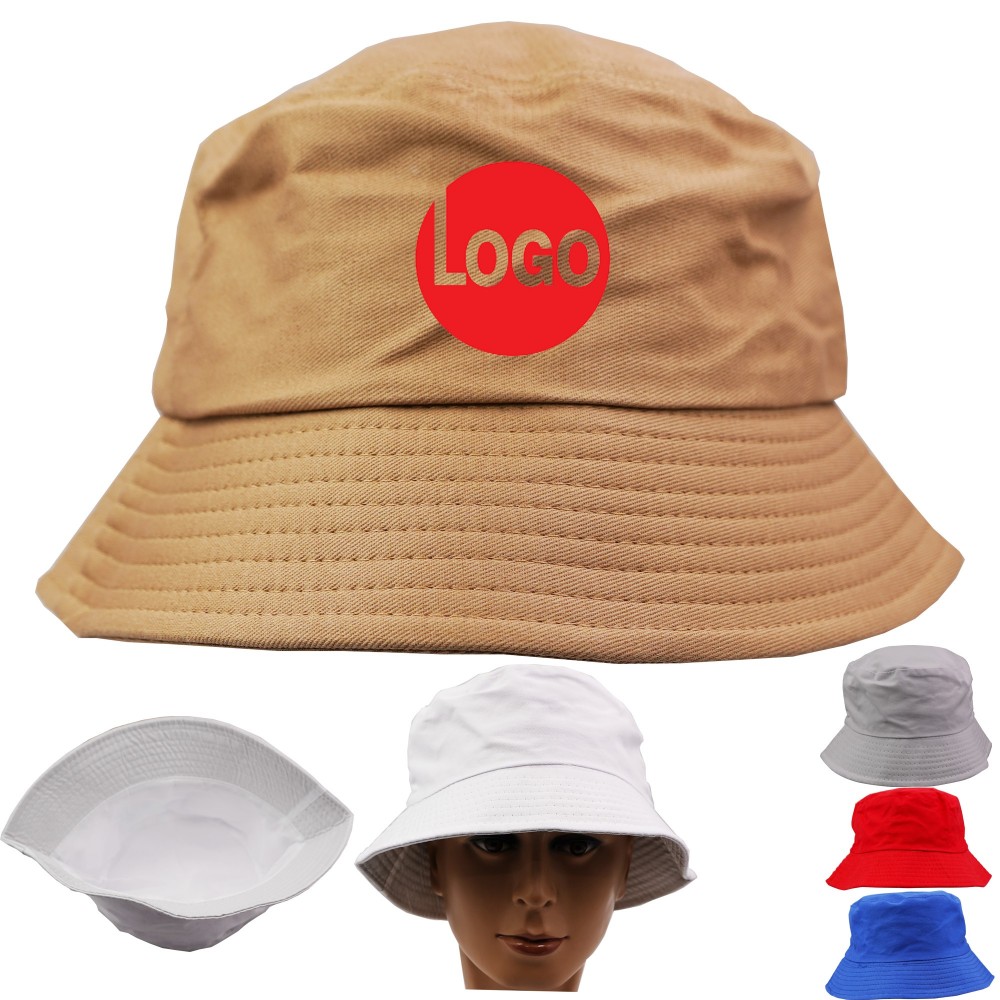 Promotional Custom Foldable 100% Cotton Free Size Bucket Hats Promotional Custom Foldable 100% Cotton Free Size Bucket Hats