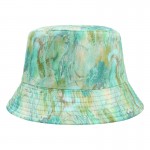 Promotional #14 Geometric Tie-dye Pattern Basin Cap Bucket Hat