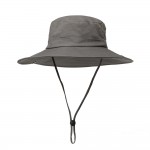 Branded Wide Brim Sun Safari Cap Fishing Hat