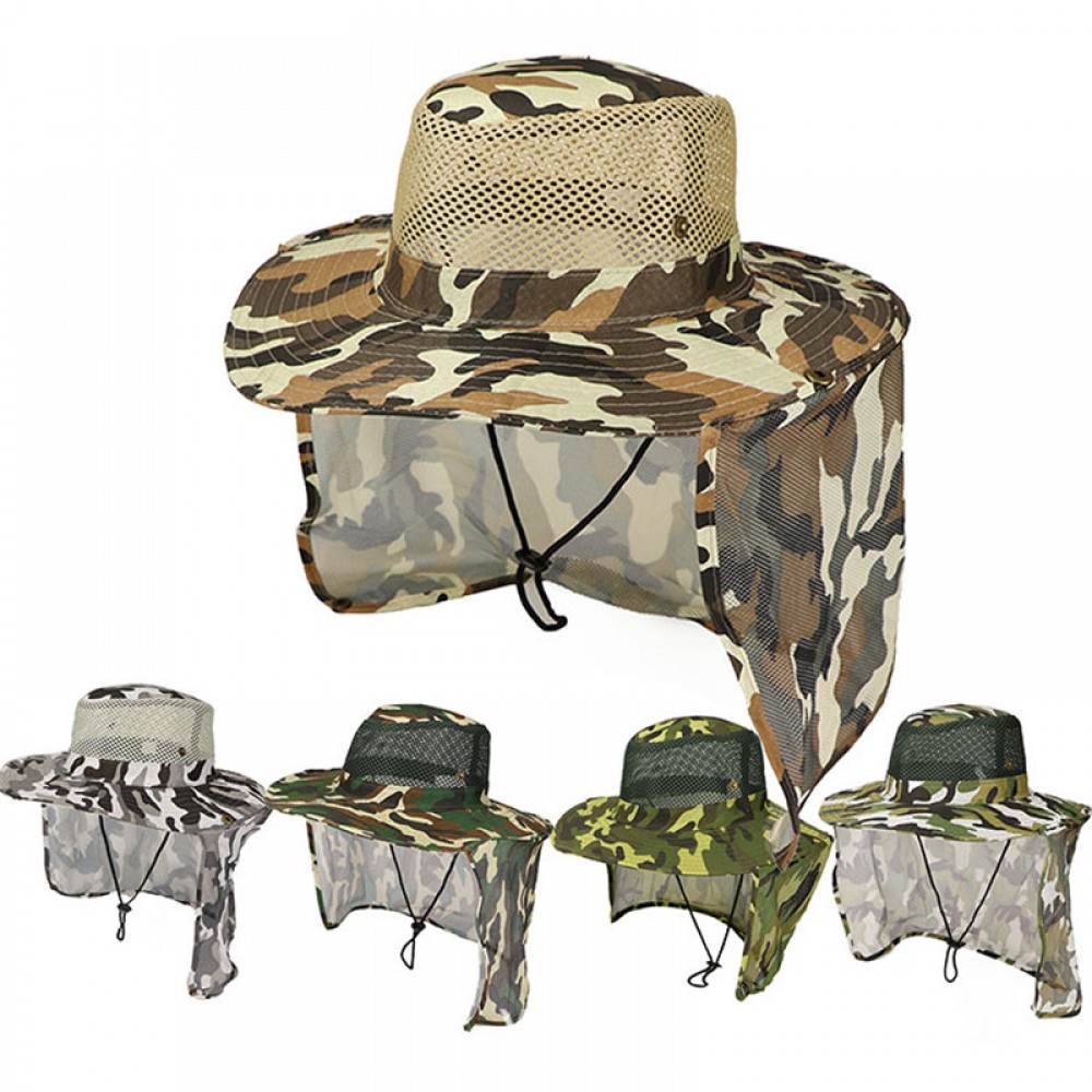 Logo Printed Camouflage Colorful Fisherman Hat Logo Printed Camouflage Colorful Fisherman Hat