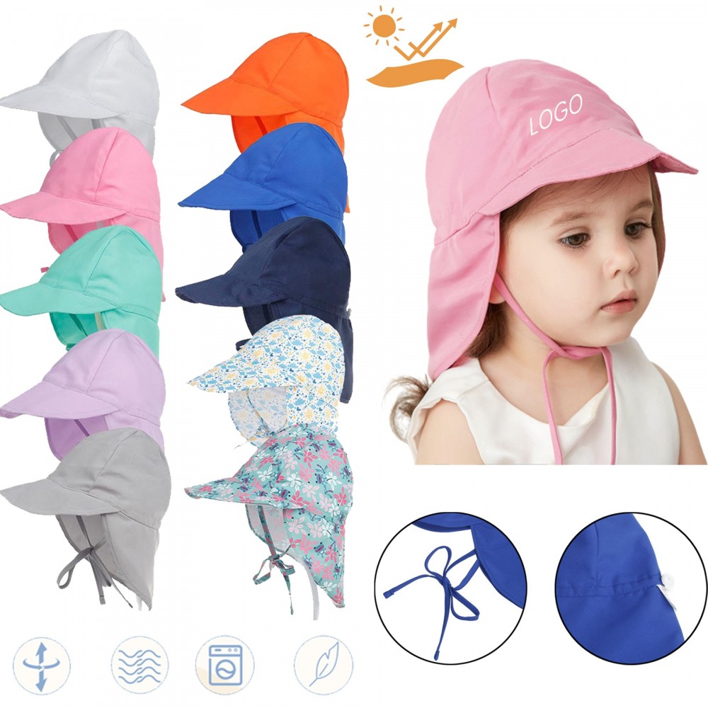 Toddler Adjustable Sun Hat Branded