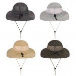 Fishing Hats Upf50+ Uv Protection Bucket Beach Mesh Sun Cap with Logo