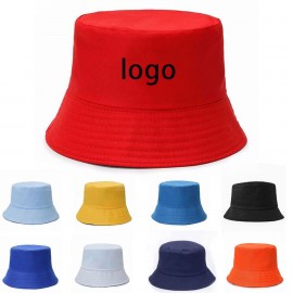 Unisex Bucket Hat Beach Sun Hat with Logo
