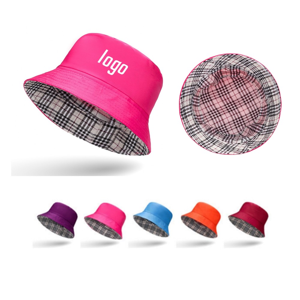Custom Double Side Unisex Cotton Bucket Hat