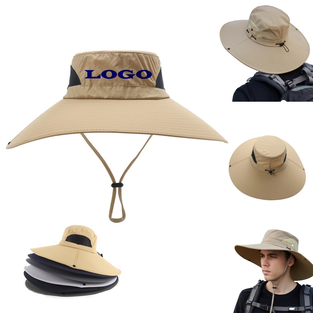 Customized Outdoor Wide Brim Bucket Hat Customized Outdoor Wide Brim Bucket Hat