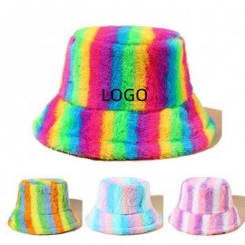 Outdoor Winter Multicolored Bucket Hat with Logo  Outdoor Winter Multicolored Bucket Hat with Logo
