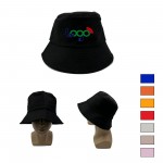 Cotton Bucket Sun Hat with Logo
