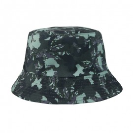 #1 Camo Pattern Basin Cap Bucket Hat with Logo