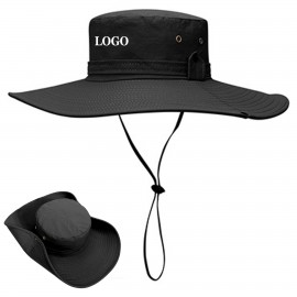 Cowboy Fisherman Dual Style Bucket Hat with Logo