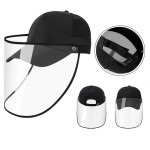 Branded Adults Baseball Cap with Clear Face Mask