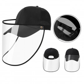 Branded Adults Baseball Cap with Clear Face Mask  Branded Adults Baseball Cap with Clear Face Mask
