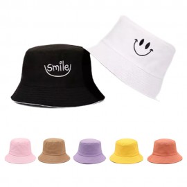 100% Cotton Fisherman Bucket Sun Hat with Logo  100% Cotton Fisherman Bucket Sun Hat with Logo