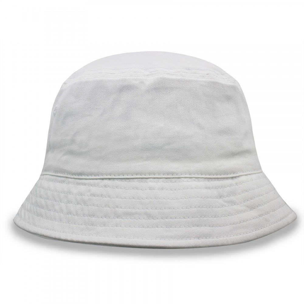 100% Premium Cotton Bucket Hat with Logo