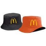 Reversible Bucket Hat w/ Both Side Screen Printed Logo with Logo