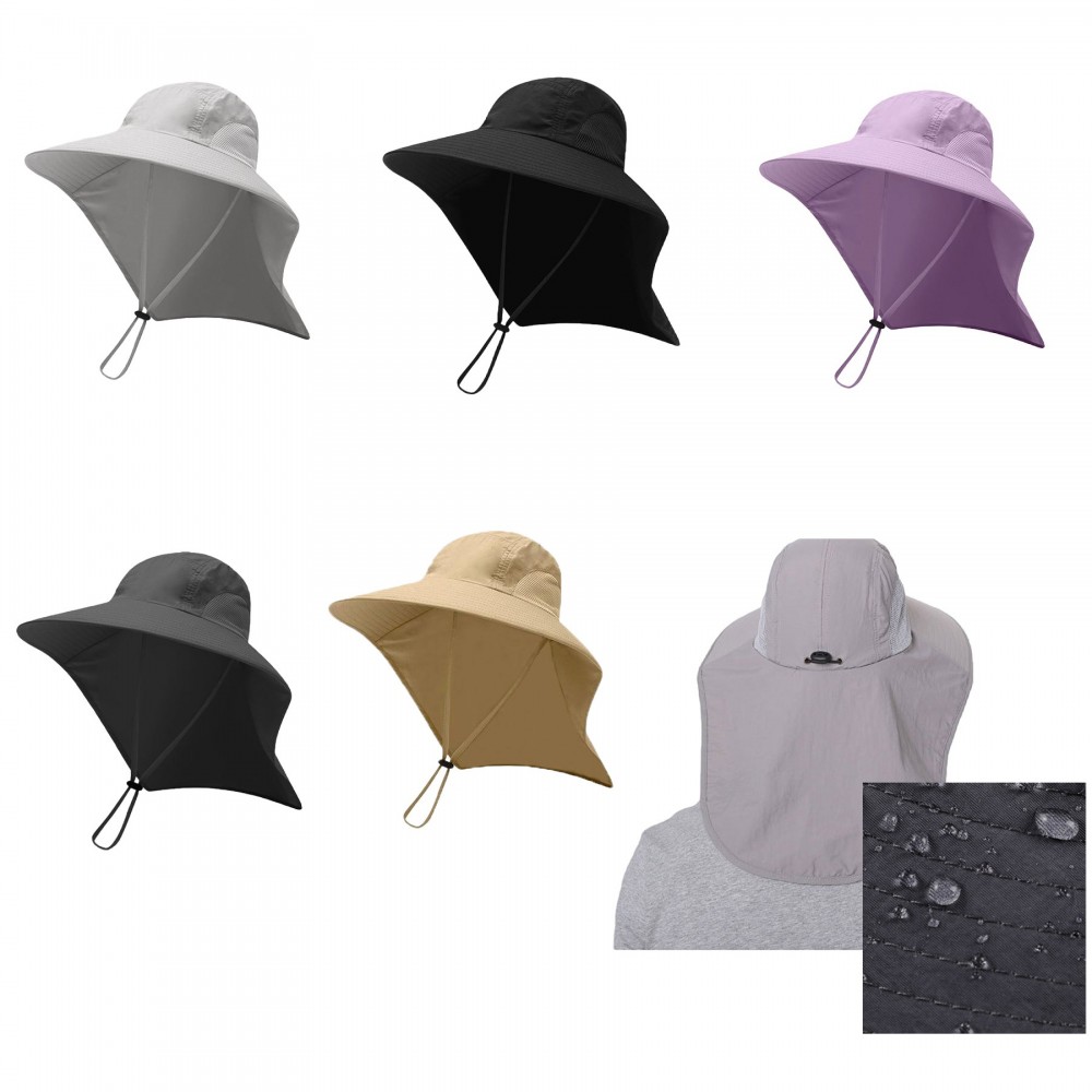 Quick Drying UPF 50+ UV Protection Wide Brim Bucket Hat with Logo Quick Drying UPF 50+ UV Protection Wide Brim Bucket Hat with Logo