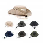 Custom Outdoor Large Brim Bucket Boonie Jungle Fishing Hunting Hat