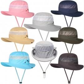 Wide Brim Bucket Hat Sun Cap with Logo