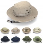 Custom Waterproof Unisex Wide Brim Bucket Hats Caps