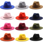 Promotional Comhats Wool Felt Fedora Hat Ladies Church Derby Party