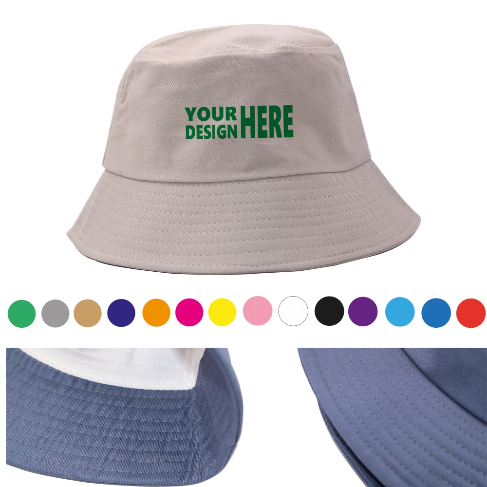 Cotton Fishing Hat Bucket Hat MOQ100PCS with Logo